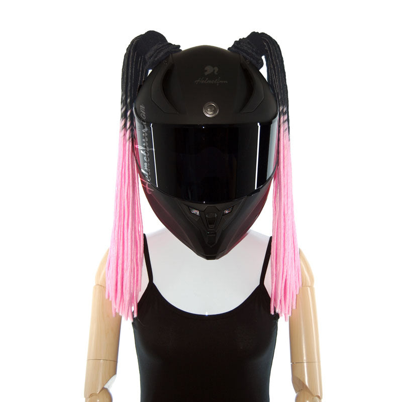 best bike helmet for locs Helmet Pigtails Soft Dreadlocks