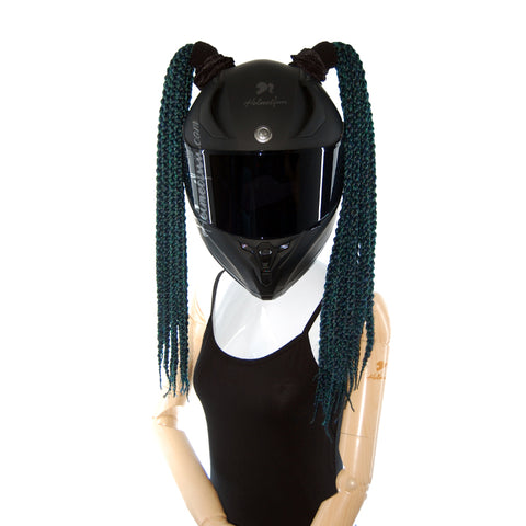 Helmet Pigtails Box Braids